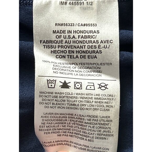 Nike Dri-Fit NFL Patriots Mens Training Shirt XXL Navy Blue 100% Polyester - Picture 4 of 6